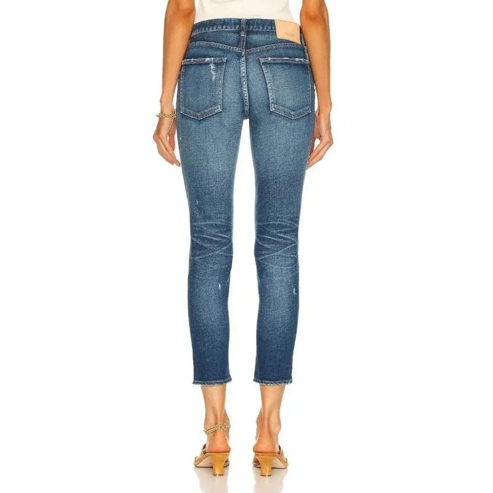 Moussy Vintage Ace Skinny Jean Dark Blue - Picture 4 of 9